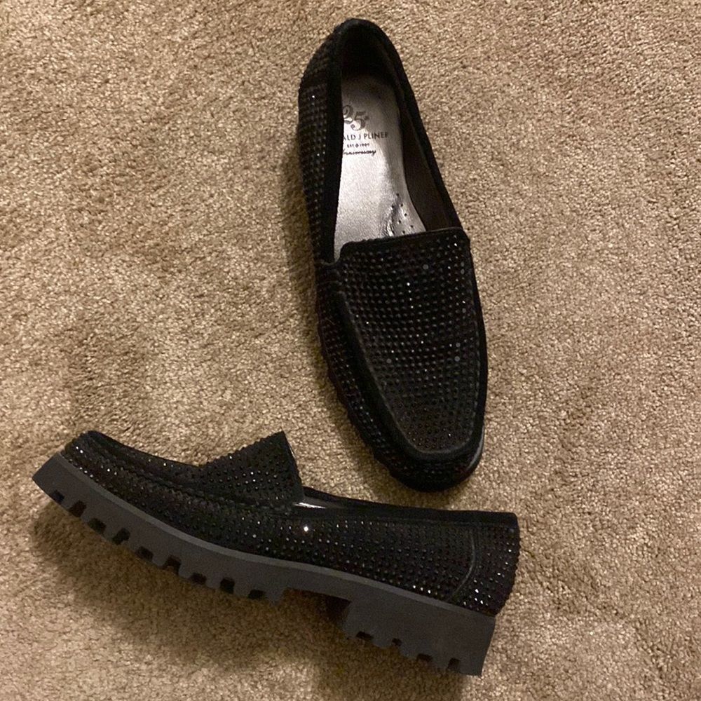 ❤️ Donald J Pliner 25th Anniversary Black Loafers ❤️